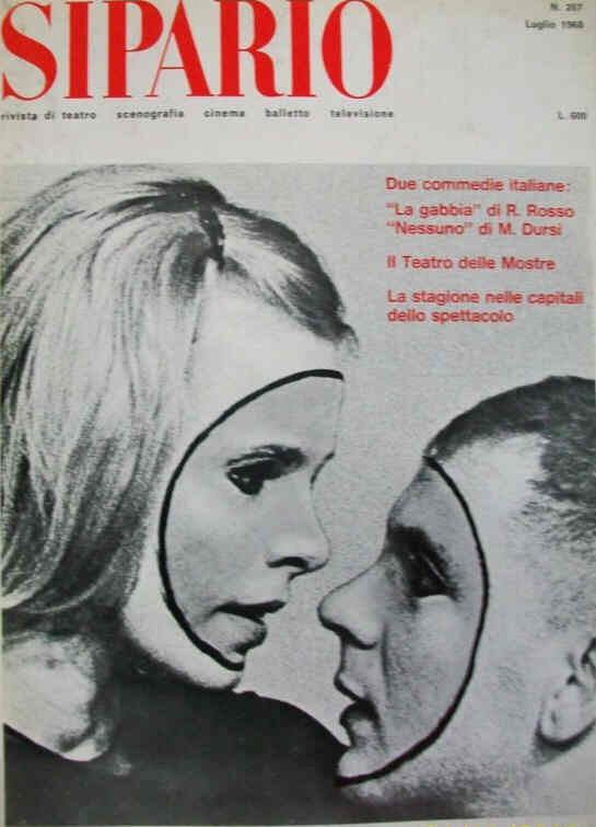SIPARIO magazine side cover Issue 267 July 1968